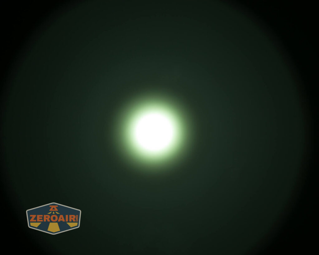 beamshots on ceiling