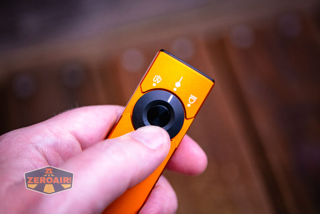 Olight Arkfeld Pro EDC flashlight laser selected