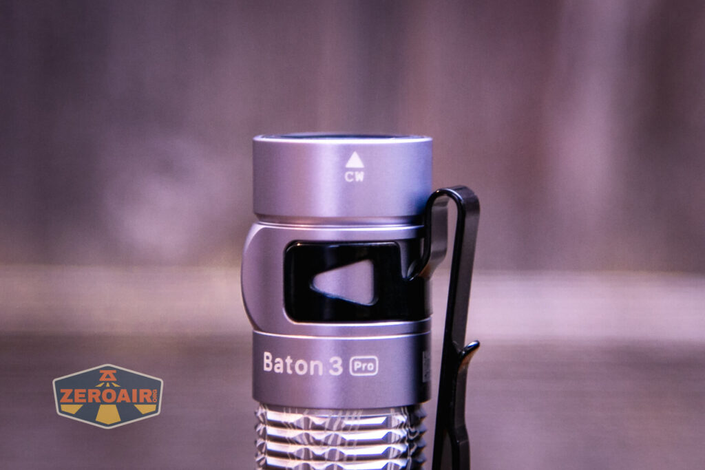 Olight Baton 3 Pro Silver Ridge cw