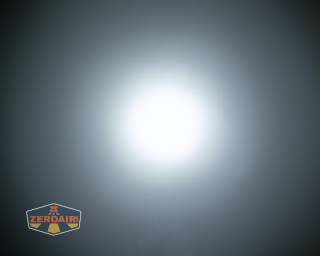 beamshots on ceiling