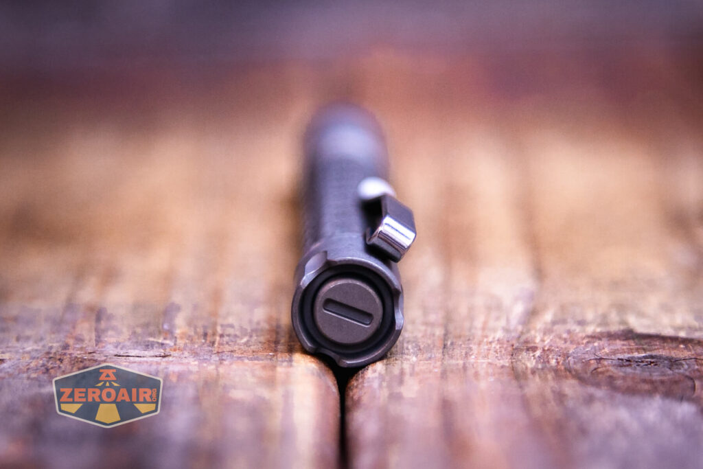 ReyLight Penlight Titanium Seigaiha mechanical tail switch