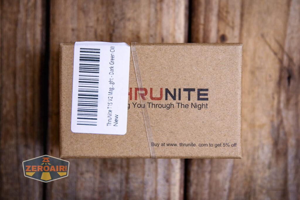 Thrunite T1S V2 flashlight box