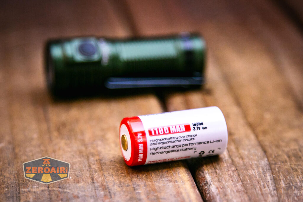 Thrunite T1S V2 flashlight with included 18350