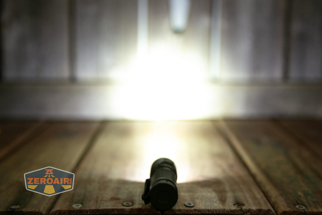 Thrunite T1S V2 flashlight emitter on