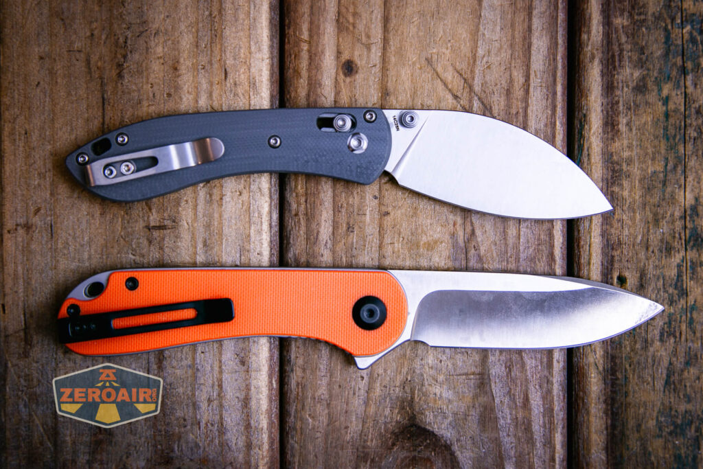 beside other standard knife