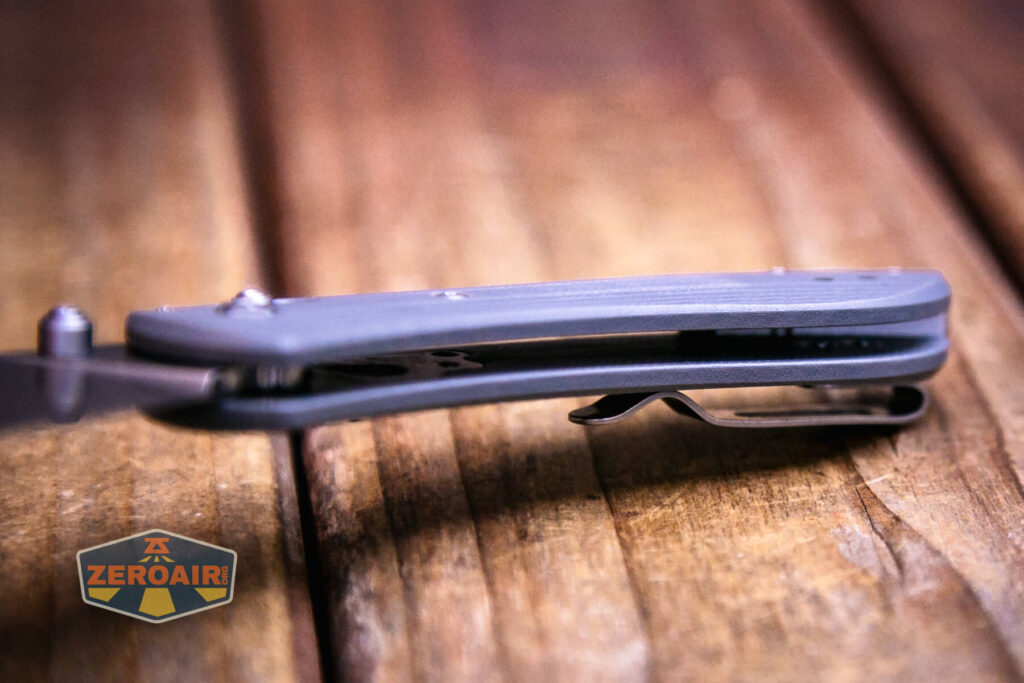 Vosteed Mini Nightshade knife partial metal liners