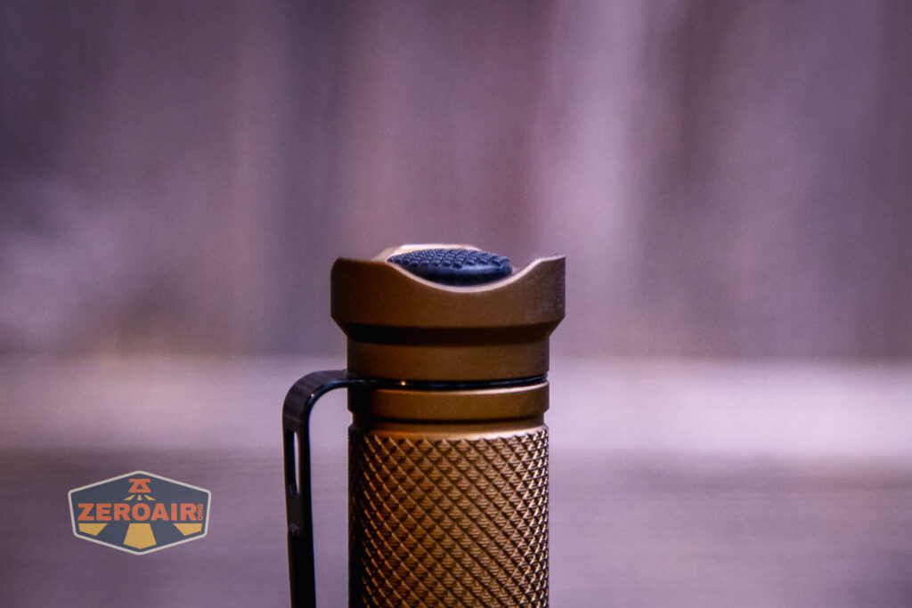 Acebeam TAC AA flashlight collar pocket clip