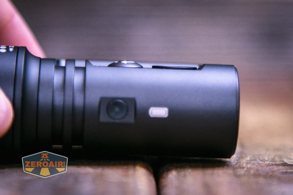 Acebeam Terminator M1 flashlight e-switches profile