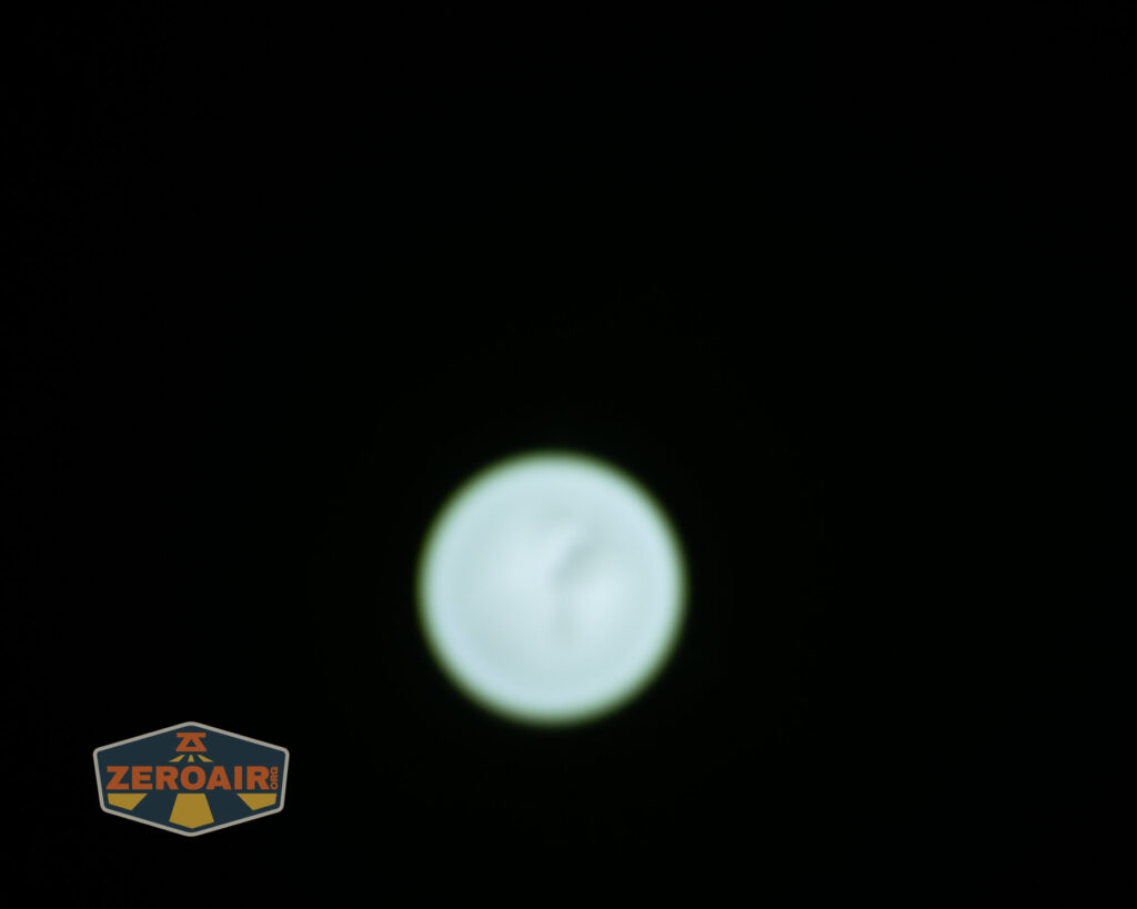 beamshots on ceiling