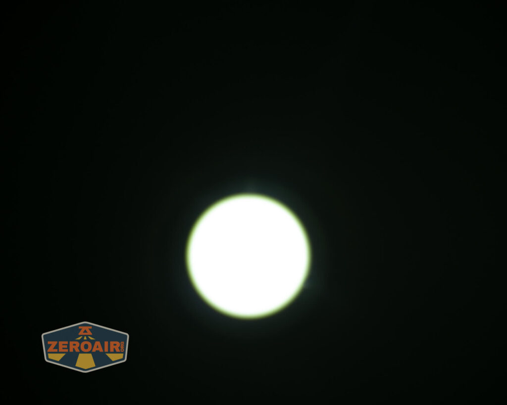 beamshots on ceiling