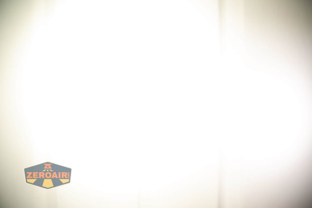 beamshots on door compared to nichia 219b