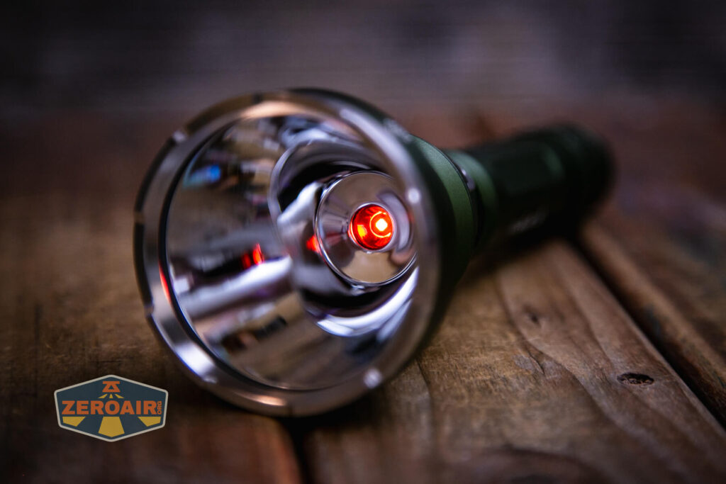 rotating red and green in and on