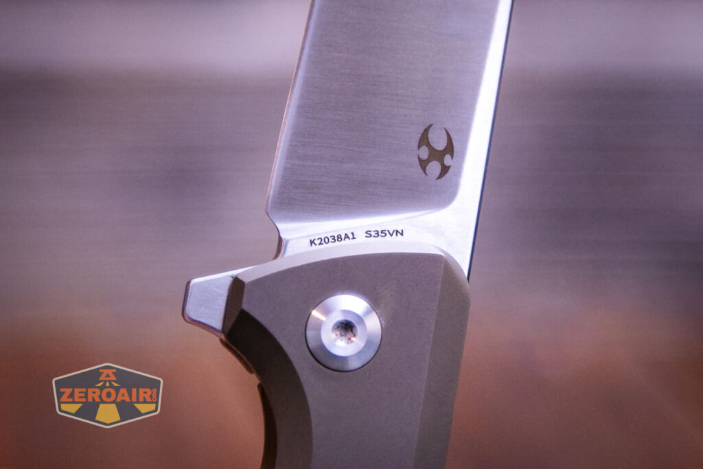 Kansept Anomaly titanium knife steel information