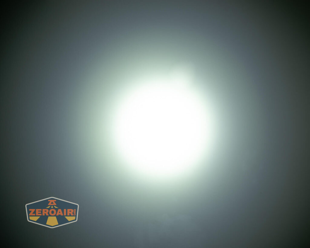 beamshots on ceiling