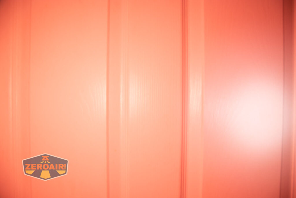 beamshots on door compared to nichia 219b