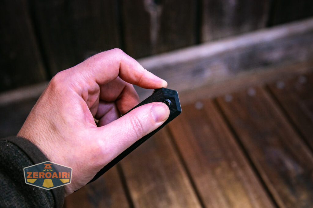 Kansept Integra flipper knife opening