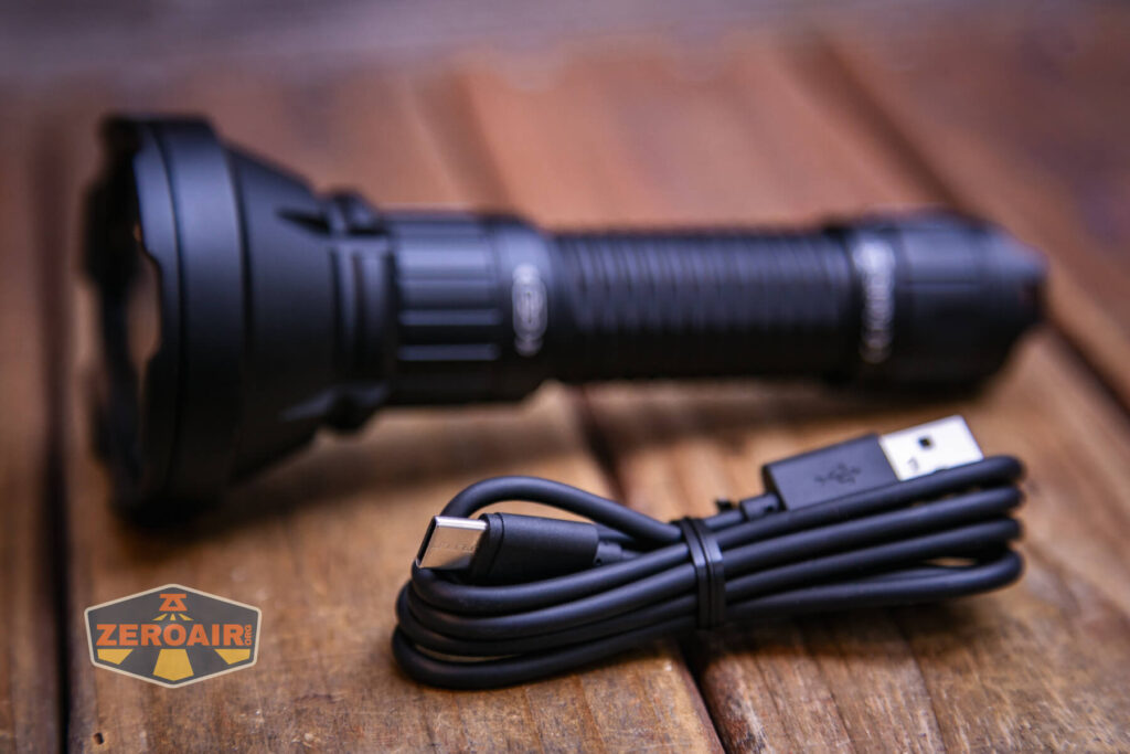Sofirn SF26 tactical flashlight charging cable