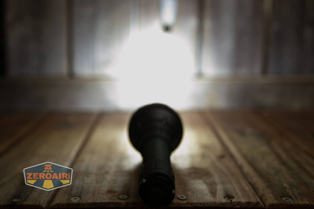 Sofirn SF26 tactical flashlight on