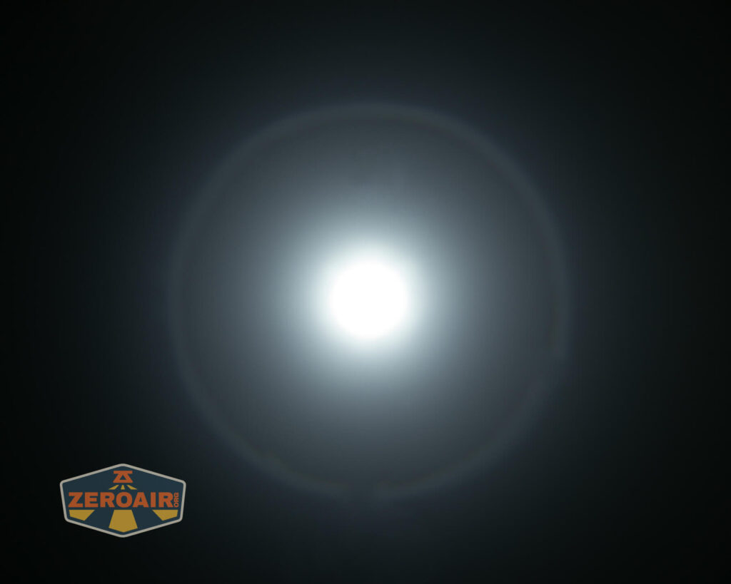 beamshots on ceiling