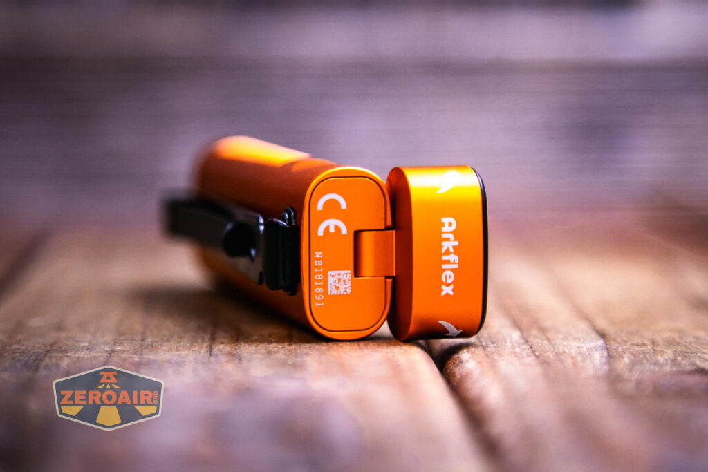 Olight Arkflex adjustable flashlight right angle head