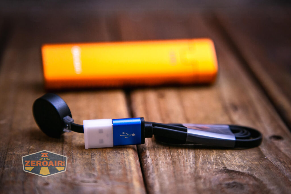 Olight Arkflex adjustable flashlight charging base and cable