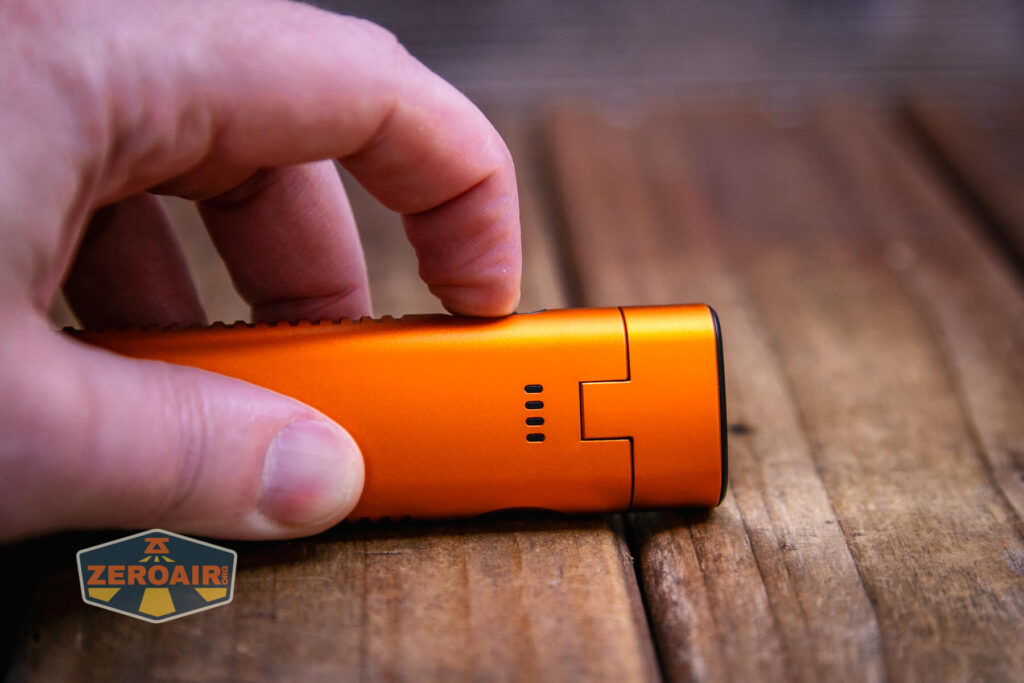 Olight Arkflex adjustable flashlight e-switch actuation