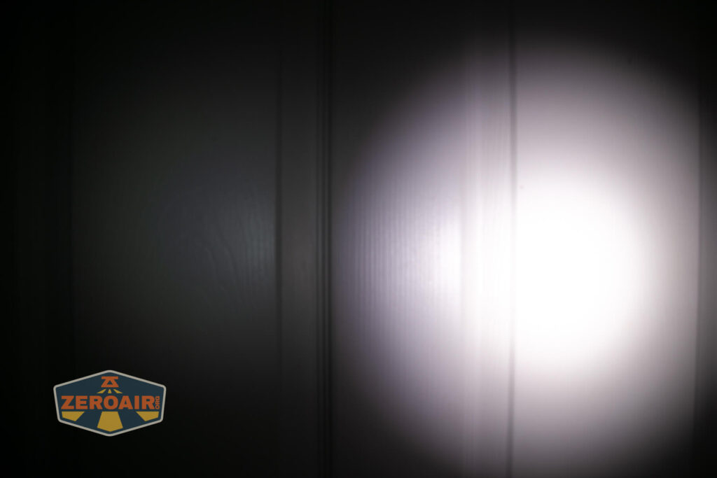 beamshots on door (at 1') compared to nichia 219b 4500K