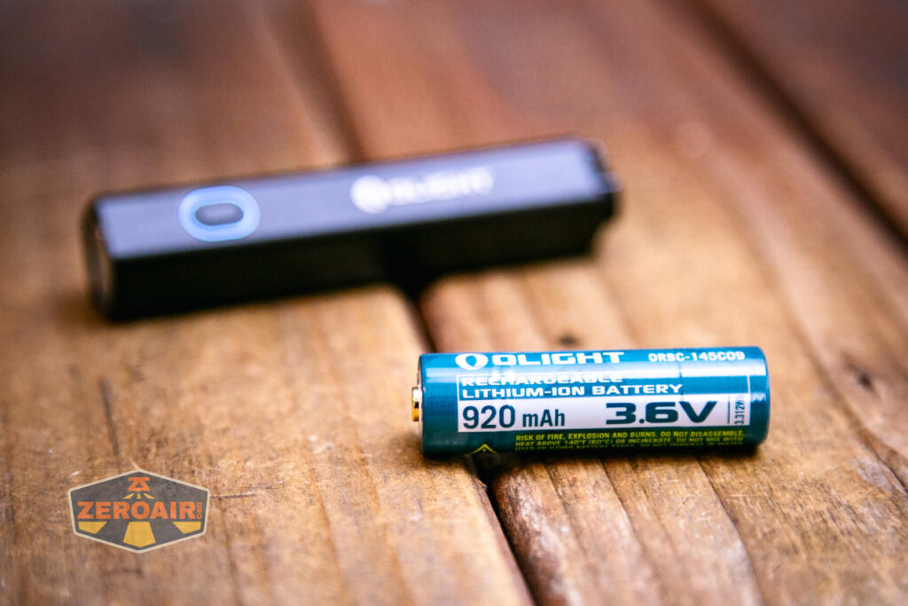 Olight Diffuse 14500 EDC flashlight with included 14500