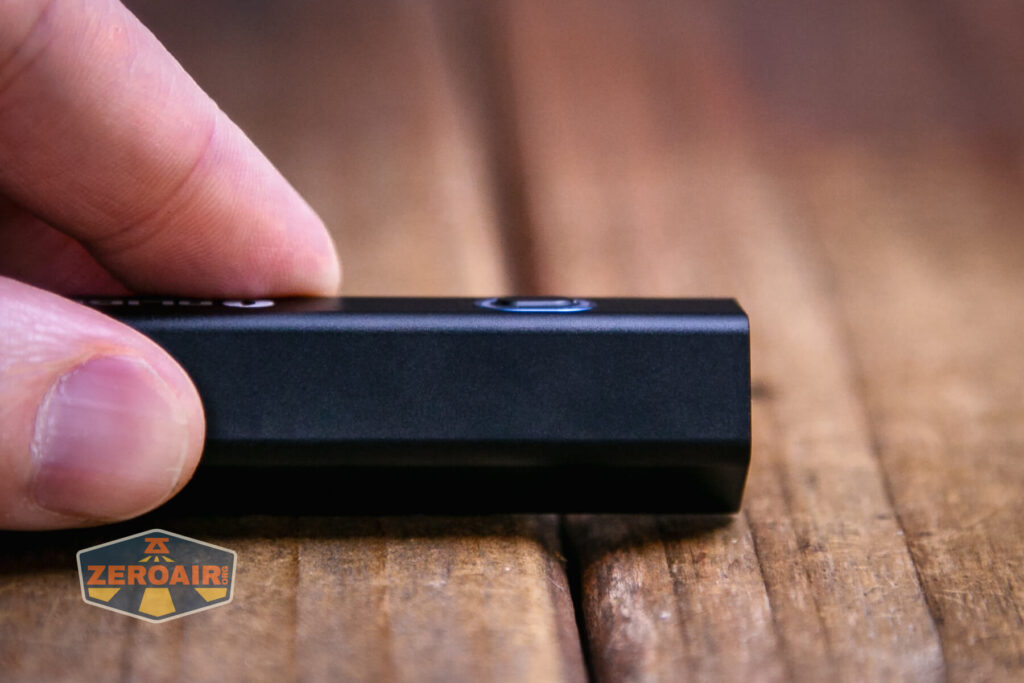 Olight Diffuse 14500 EDC flashlight switch profile