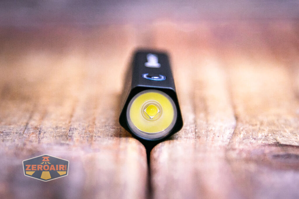 Olight Diffuse 14500 EDC flashlight emitter and TIR