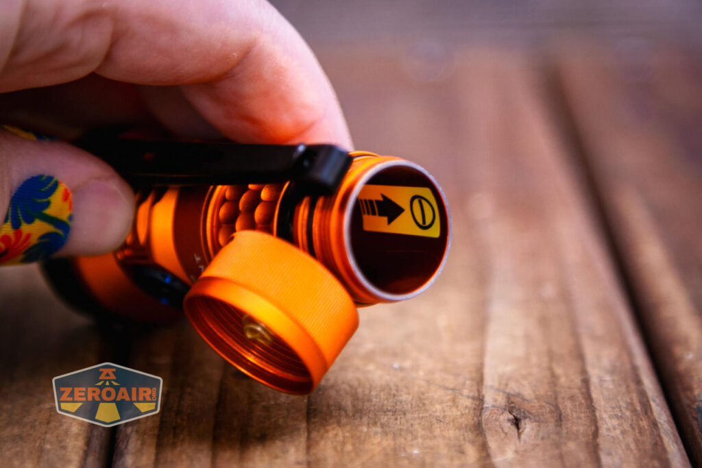 Skilhunt MiX-7 Multi-color Nichia cell direction sticker