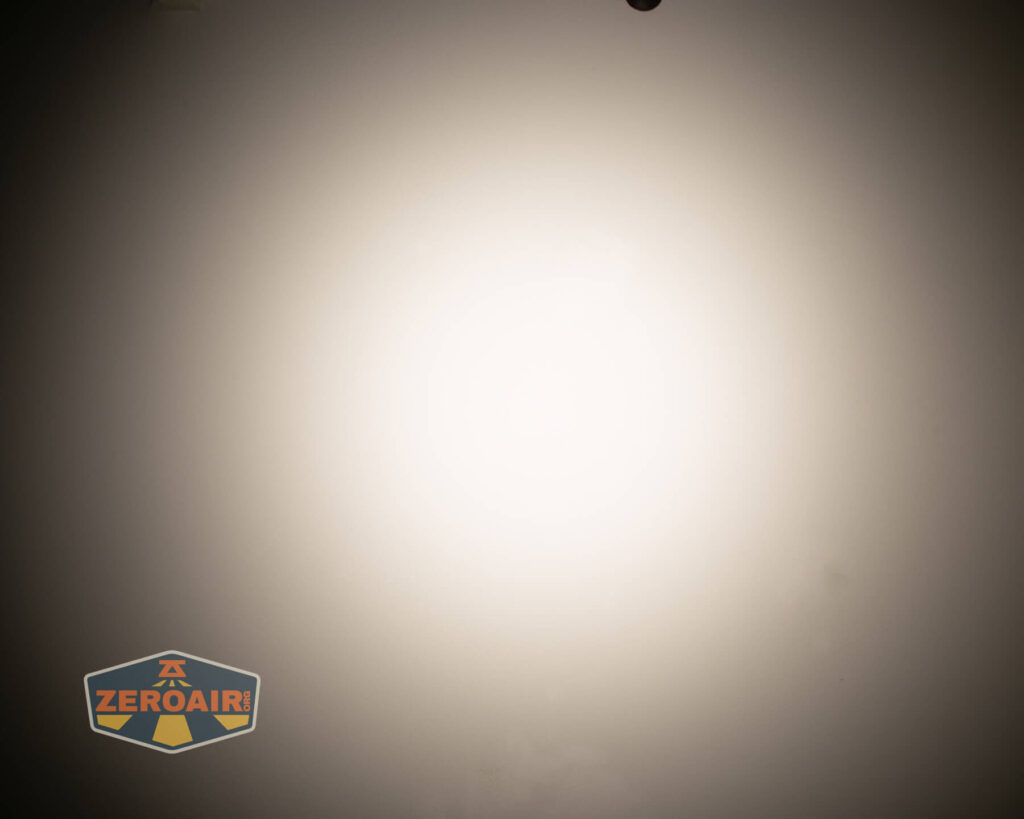 beamshots on ceiling