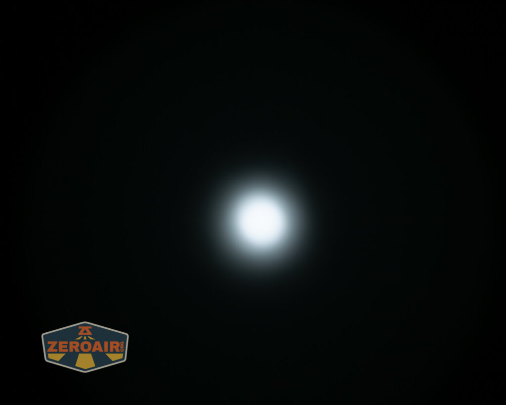 beamshots on ceiling