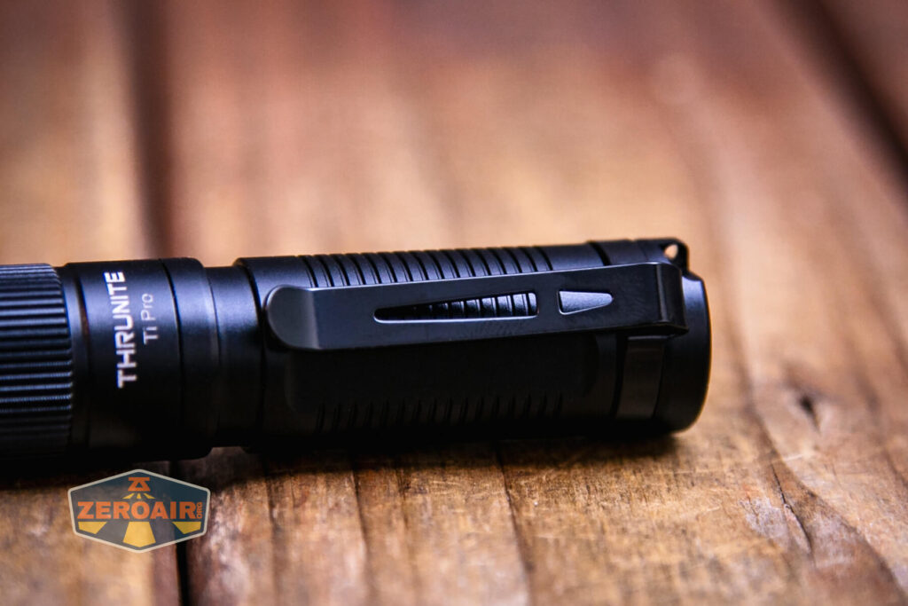 Thrunite Ti Pro flashlight pocket clip