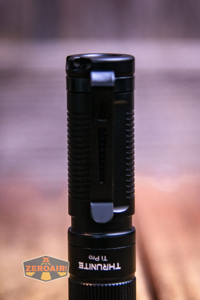 Thrunite Ti Pro flashlight pocket clip