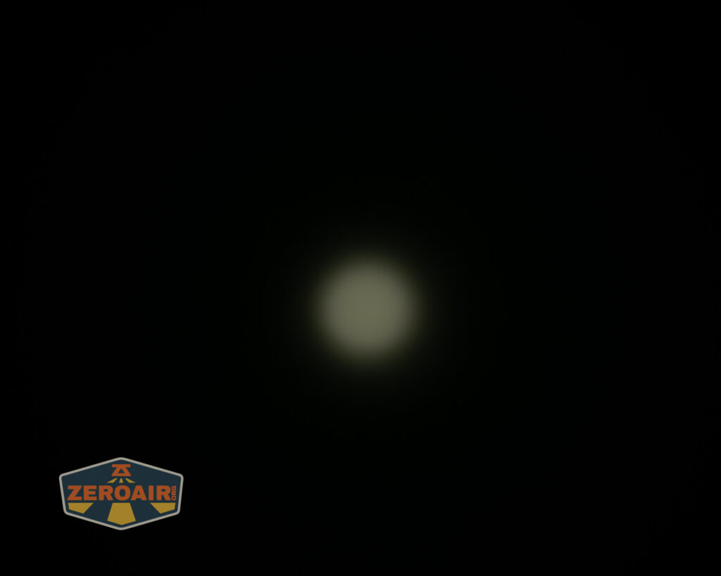 beamshots on ceiling