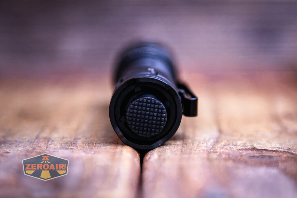 Wurkkos TD04 rechargeable flashlight mechanical tail switch