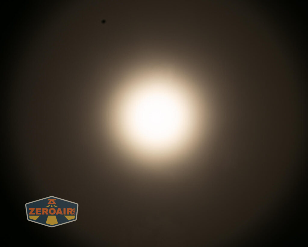 beamshots on ceiling