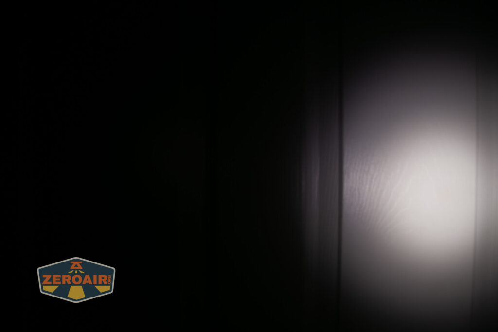 beamshots on door (at 1') compared to nichia 219b 4500K