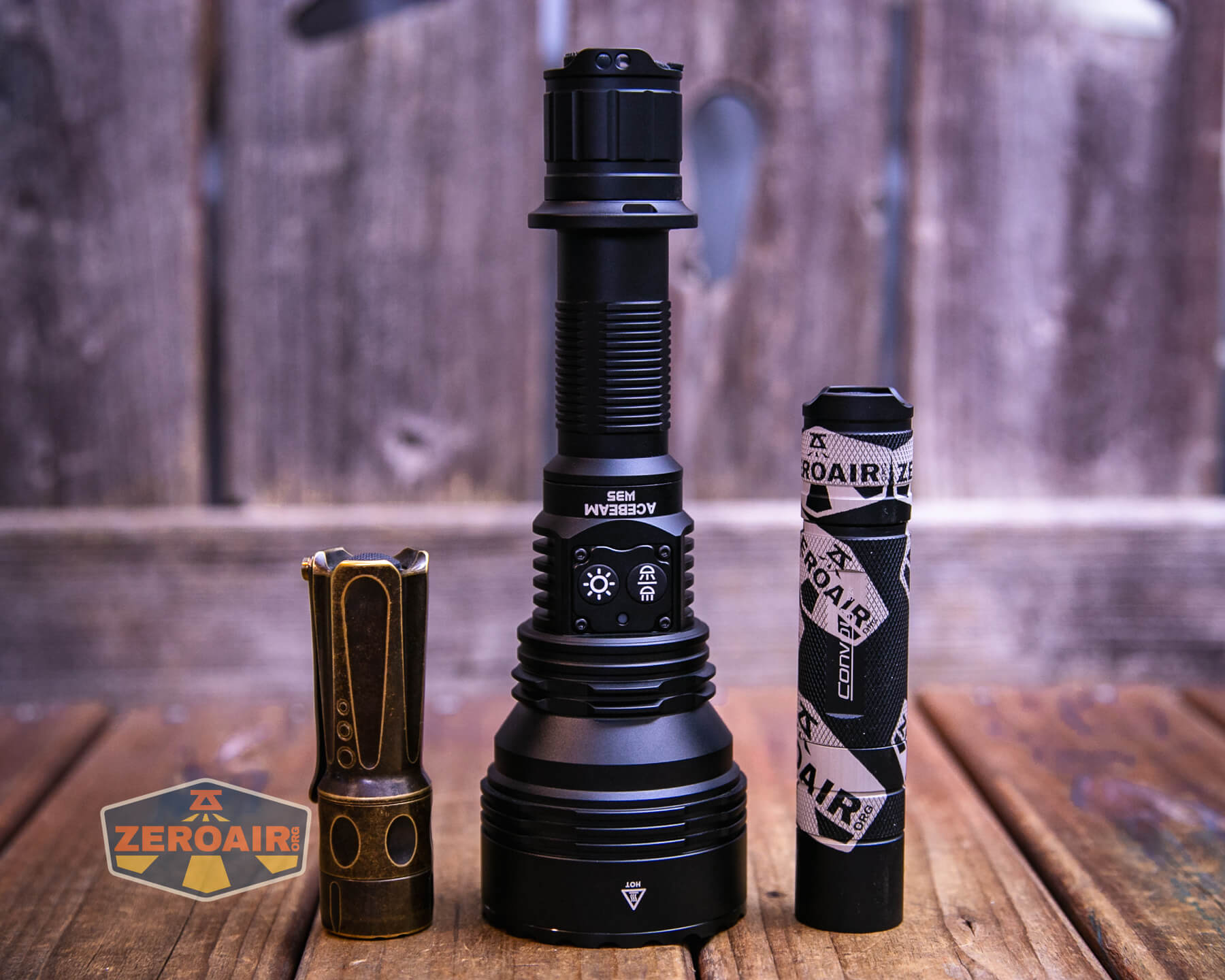 Acebeam W35 Zoom LEP Flashlight Review - ZeroAir Reviews