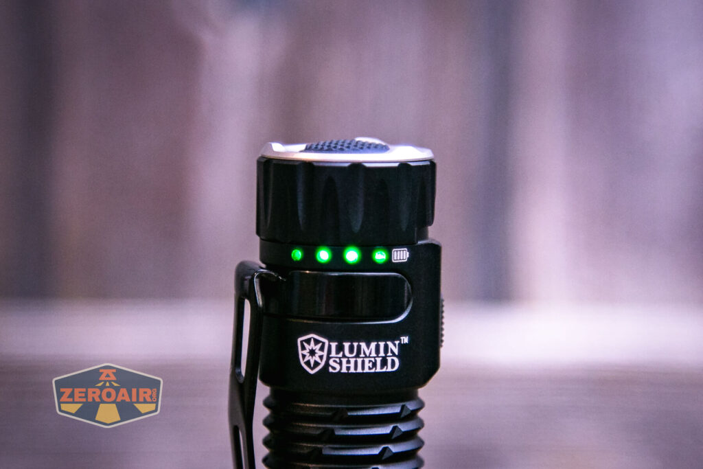 Nitecore EDC33 Rechargeable EDC flashlight power meter