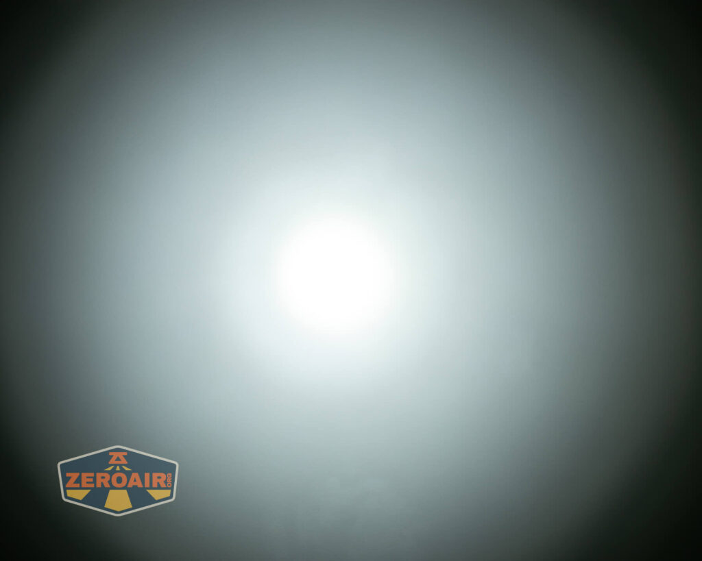 beamshots on ceiling