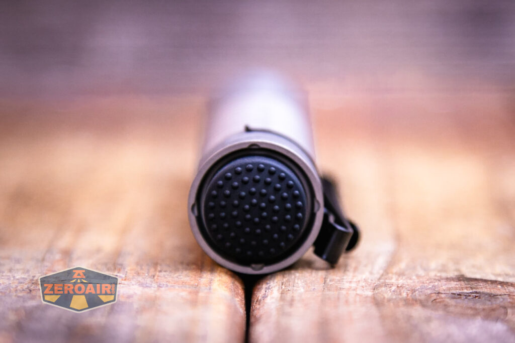 Speras E21 Titanium flashlight tail switch