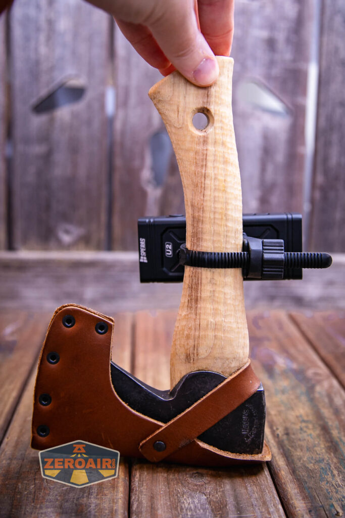 mounted as an example