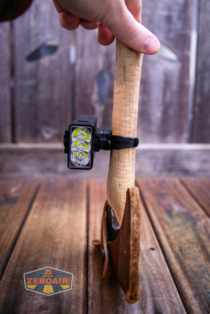 mounted as an example