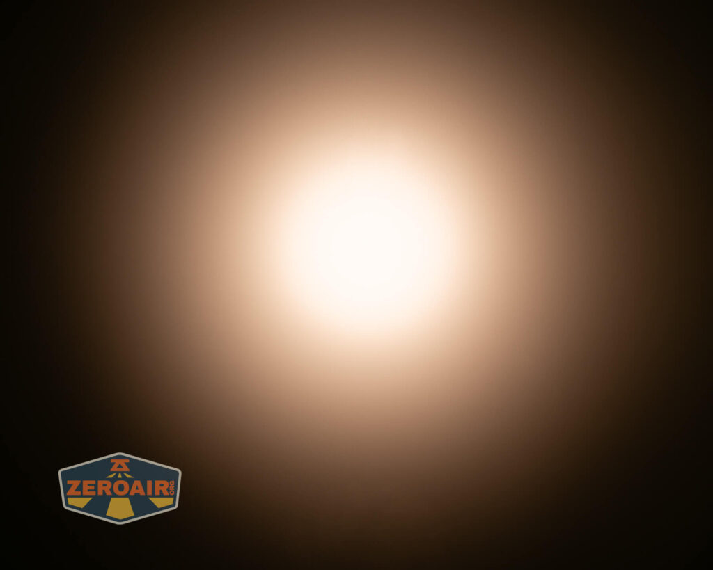 beamshots on ceiling