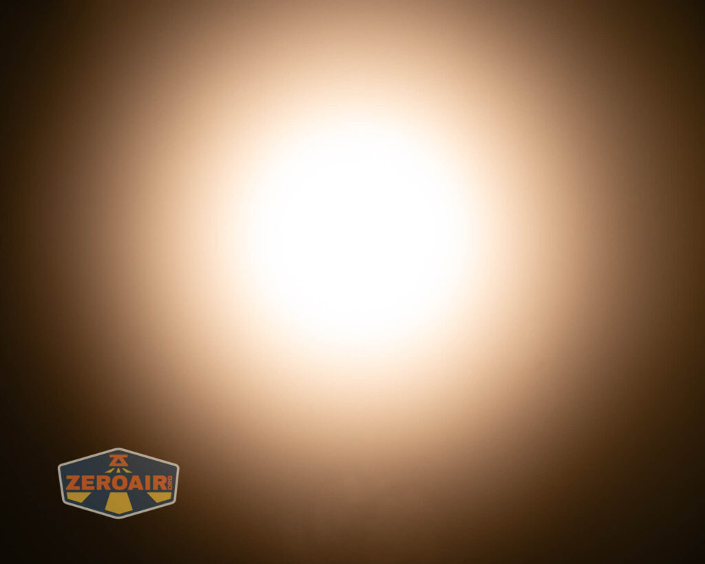 beamshots on ceiling