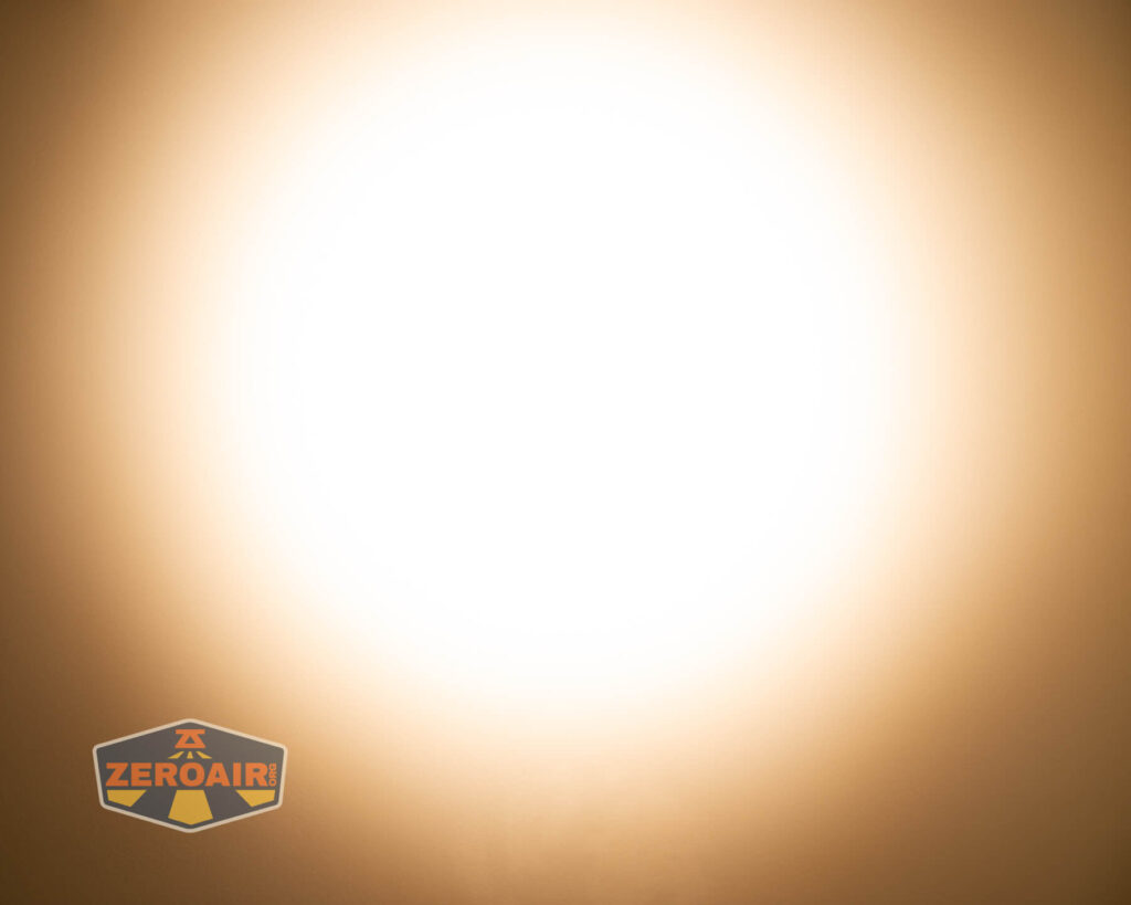 beamshots on ceiling