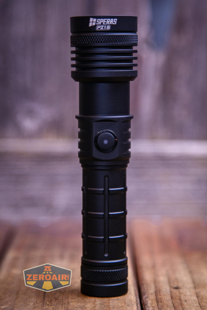 Speras PZ18 zoomable flashlight extended