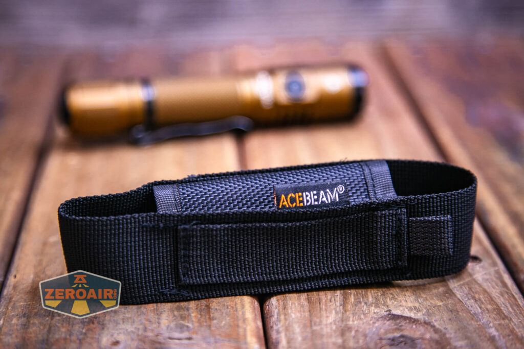 Acebeam T35 compact tactical flashlight nylon pouch